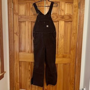 WOMEN'S RELAXED FIT WASHED DUCK INSULATED BIB OVERALL - 3 WARMEST RATING